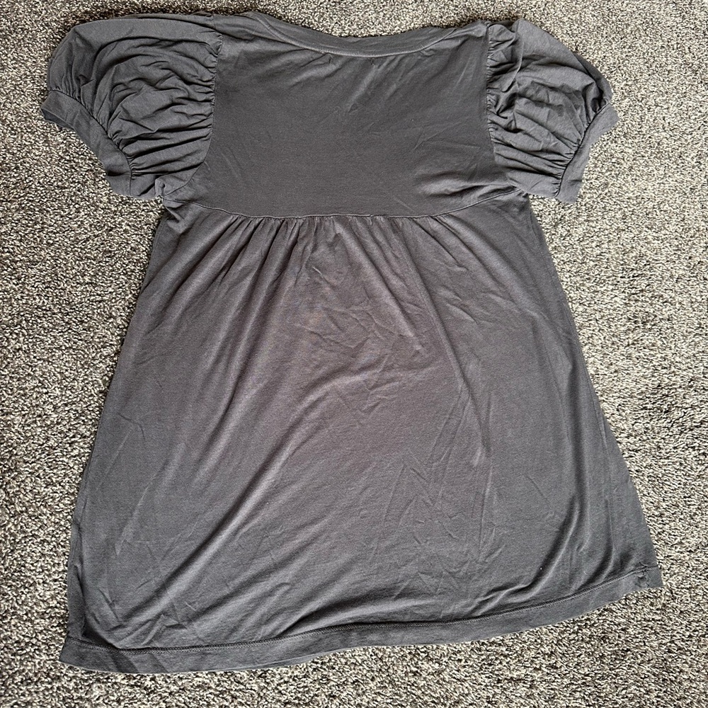 Rebecca beeson top gray and flowy - Picture 2 of 2